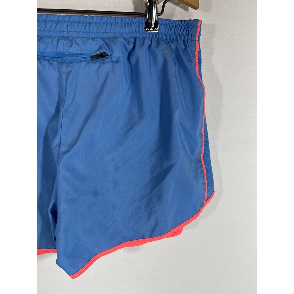 Nike Dri Fit Shorts Womens M Blue Peach Athletic Running - Picture 12 of 12